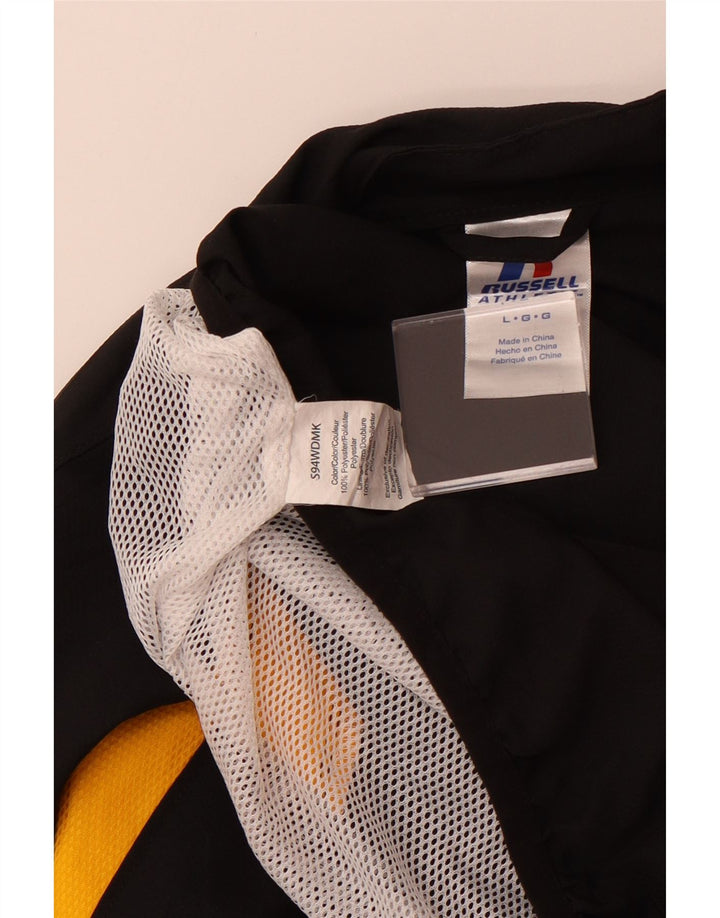 Giacca da ginnastica da uomo Russell Athletic UK 40 grande poliestere nero