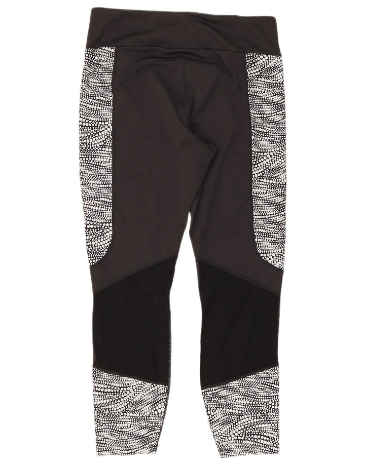 Leggings Capri da donna Mountain Warehouse UK 14 Medium Black Colourblock