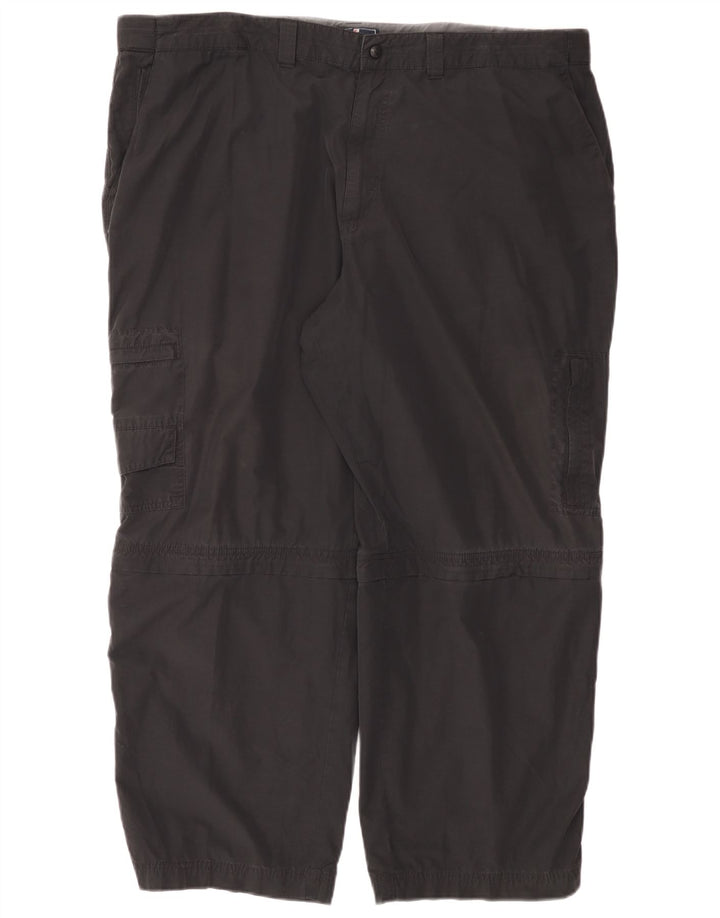 Pantaloni cargo dritti da uomo Marks & Spencer W44 L29 cotone nero