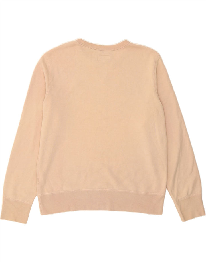 CONVERSE Womens Graphic Sweatshirt Jumper UK 16 Large Beige Cotton Vintage Converse and Second-Hand Converse from Messina Hembry 