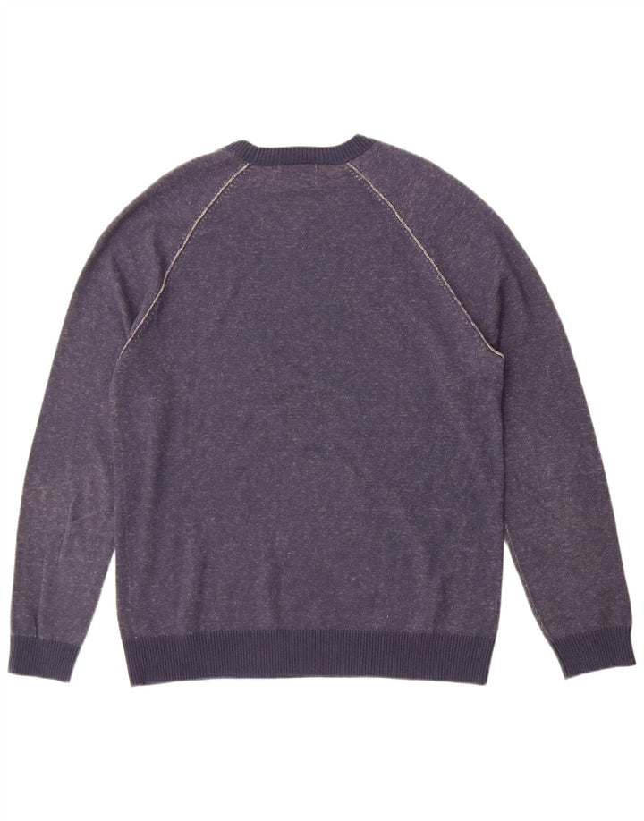 Maglione girocollo da uomo di White Stuff, grande cotone blu navy