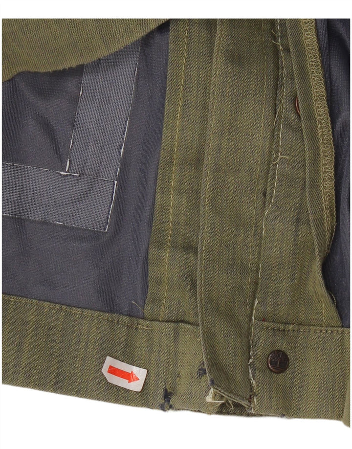 Giacca impermeabile con cappuccio da uomo Timberland UK 46 3XL Cachi