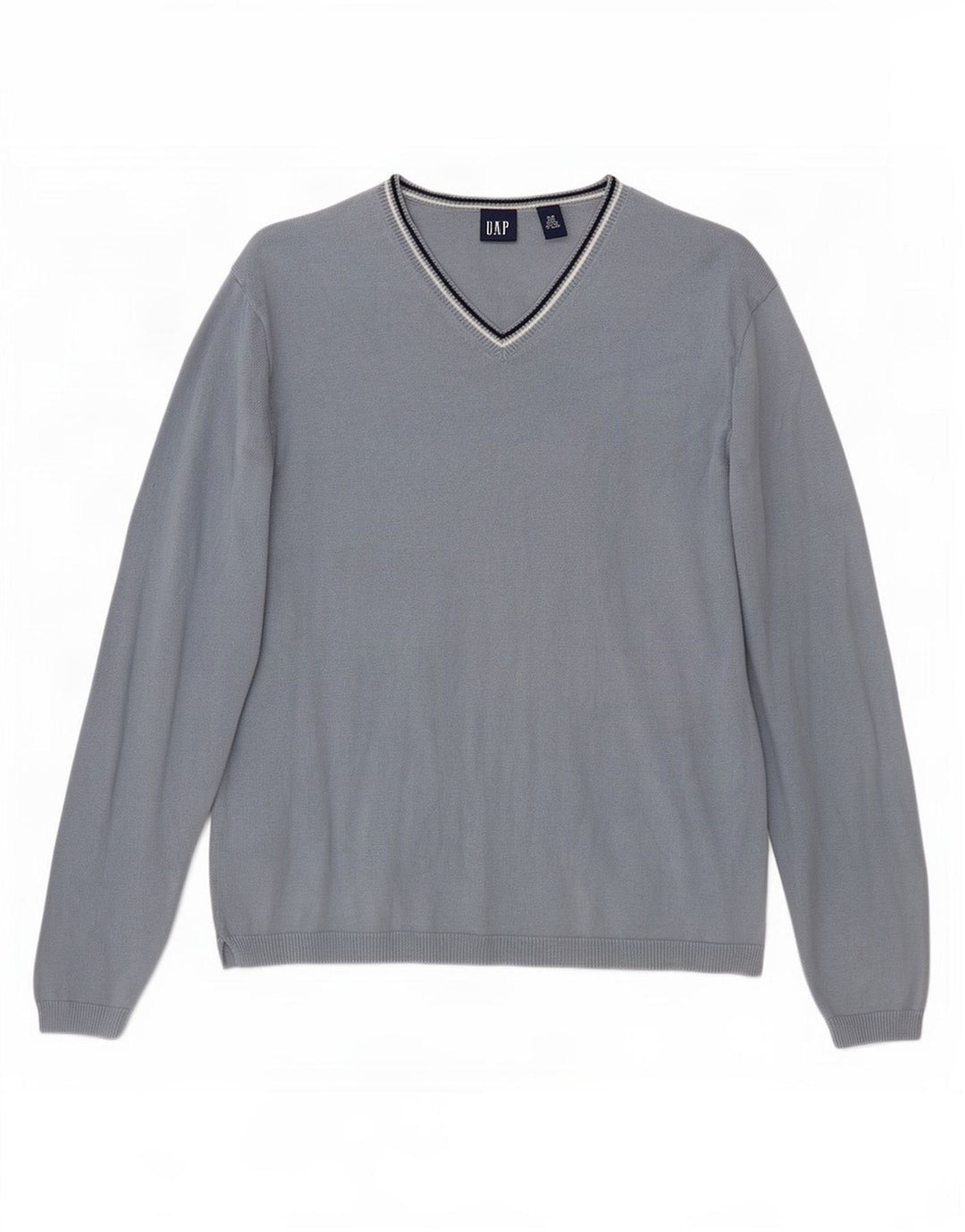Maglione da uomo con scollo a V Gap XS in cotone blu
