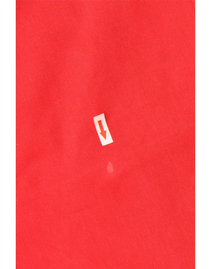 Jeans dritti da uomo vintage W36 L31 in cotone rosso