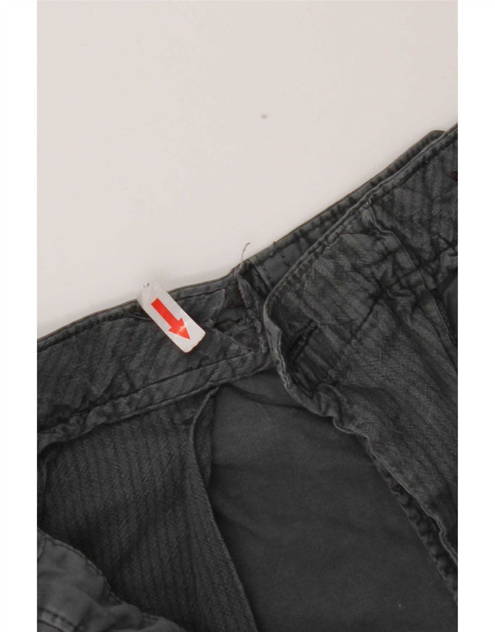 Pantaloncini chino da donna Marks & Spencer W36 grandi in cotone grigio