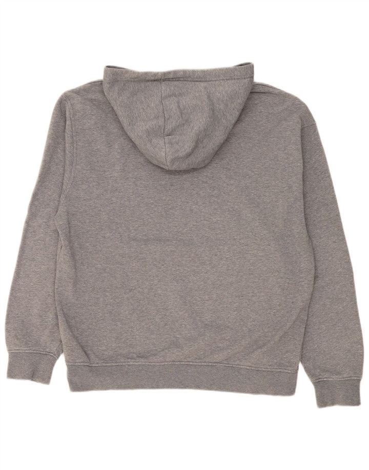 Felpa con cappuccio da uomo Jordan in cotone chiazzato grigio medio
