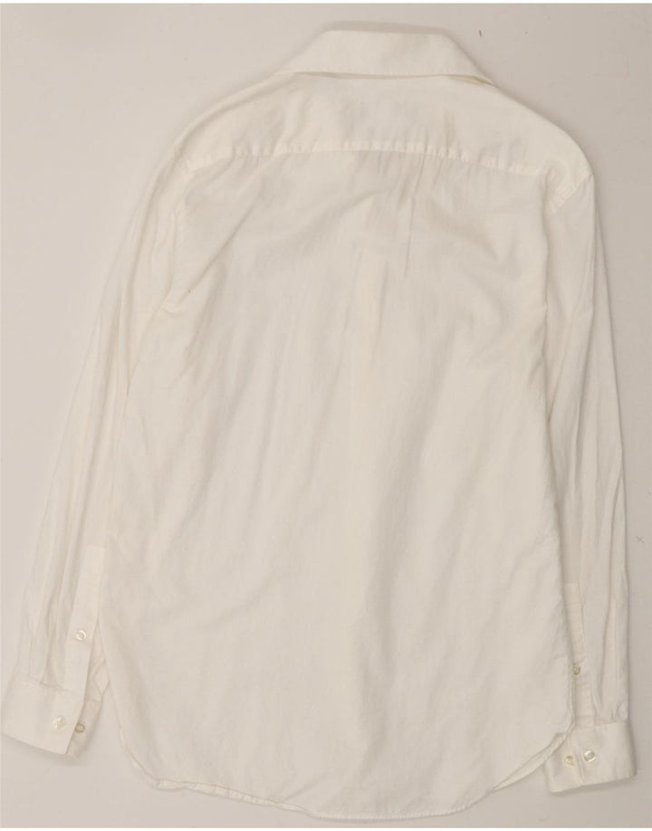 MICHAEL KORS Mens Slim Fit Shirt Size 15 1/2 Medium White Cotton Vintage Michael Kors and Second-Hand Michael Kors from Messina Hembry 