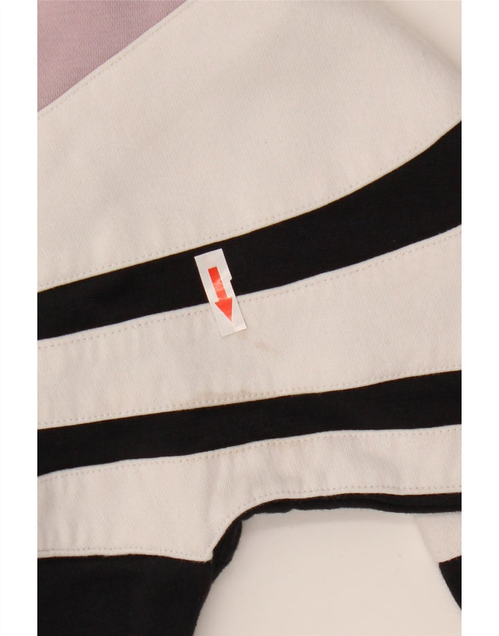 Felpa oversize da donna Adidas UK 12 Medium Black Colourblock
