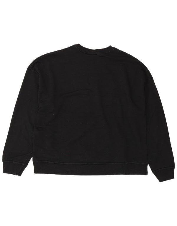 Felpa oversize con grafica da donna CHAMPION UK 18 XL Nera