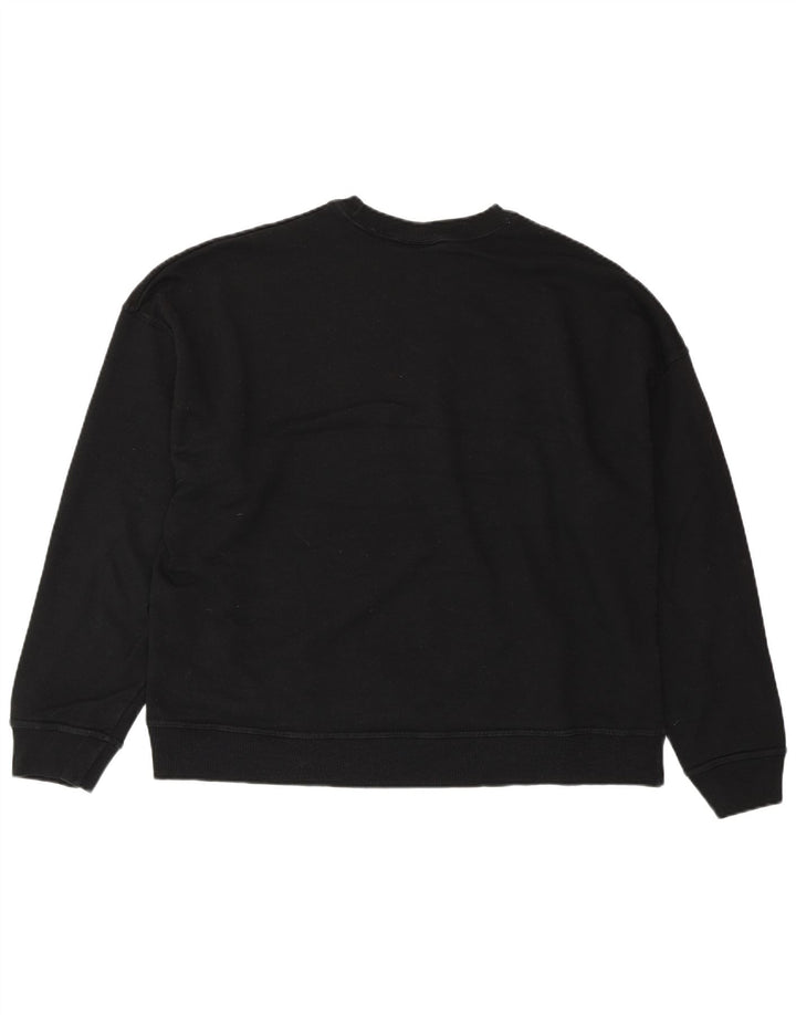 Felpa oversize con grafica da donna CHAMPION UK 18 XL Nera