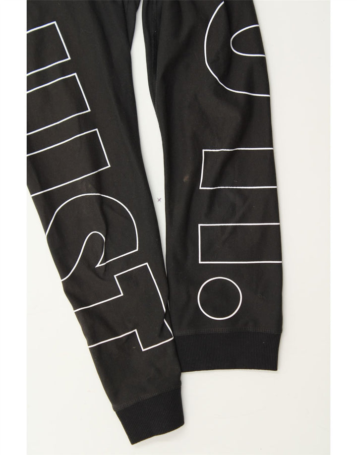 NIKE Womens Dri Fit Graphic Leggings UK 8 Small Black Polyester Vintage Nike and Second-Hand Nike from Messina Hembry 