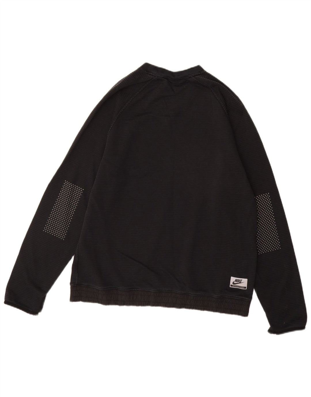 NIKE Felpa da uomo Maglione grande cotone a righe nere