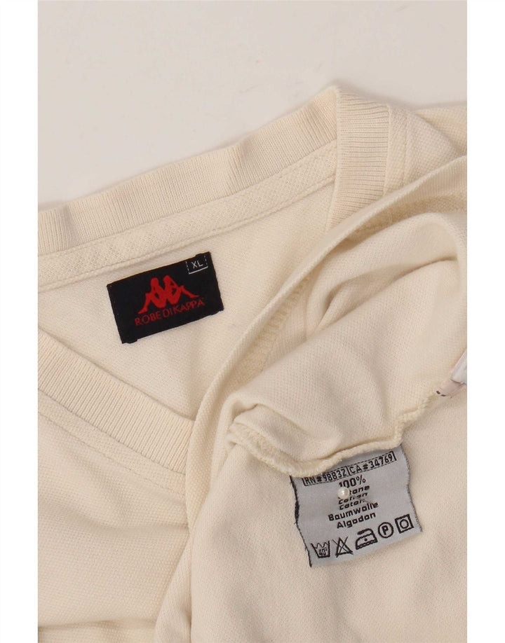 T-shirt uomo Kappa Top XL in cotone beige