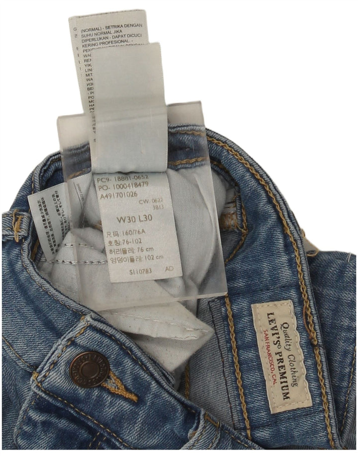 Jeans Levi's 711 Skinny da donna W30 L30 Lyocell blu