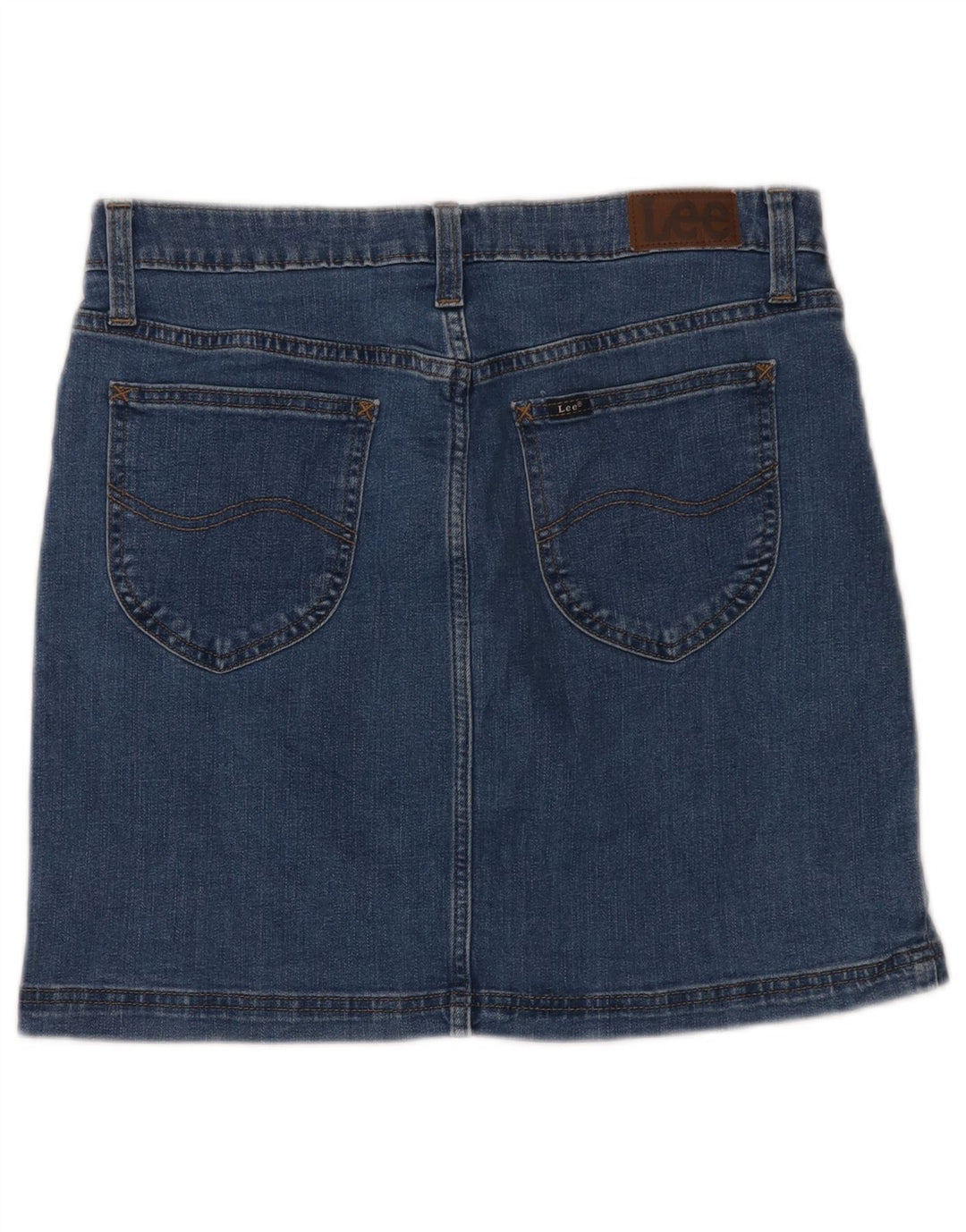 Gonna in denim da donna LEE US 10 Large W32 in cotone blu
