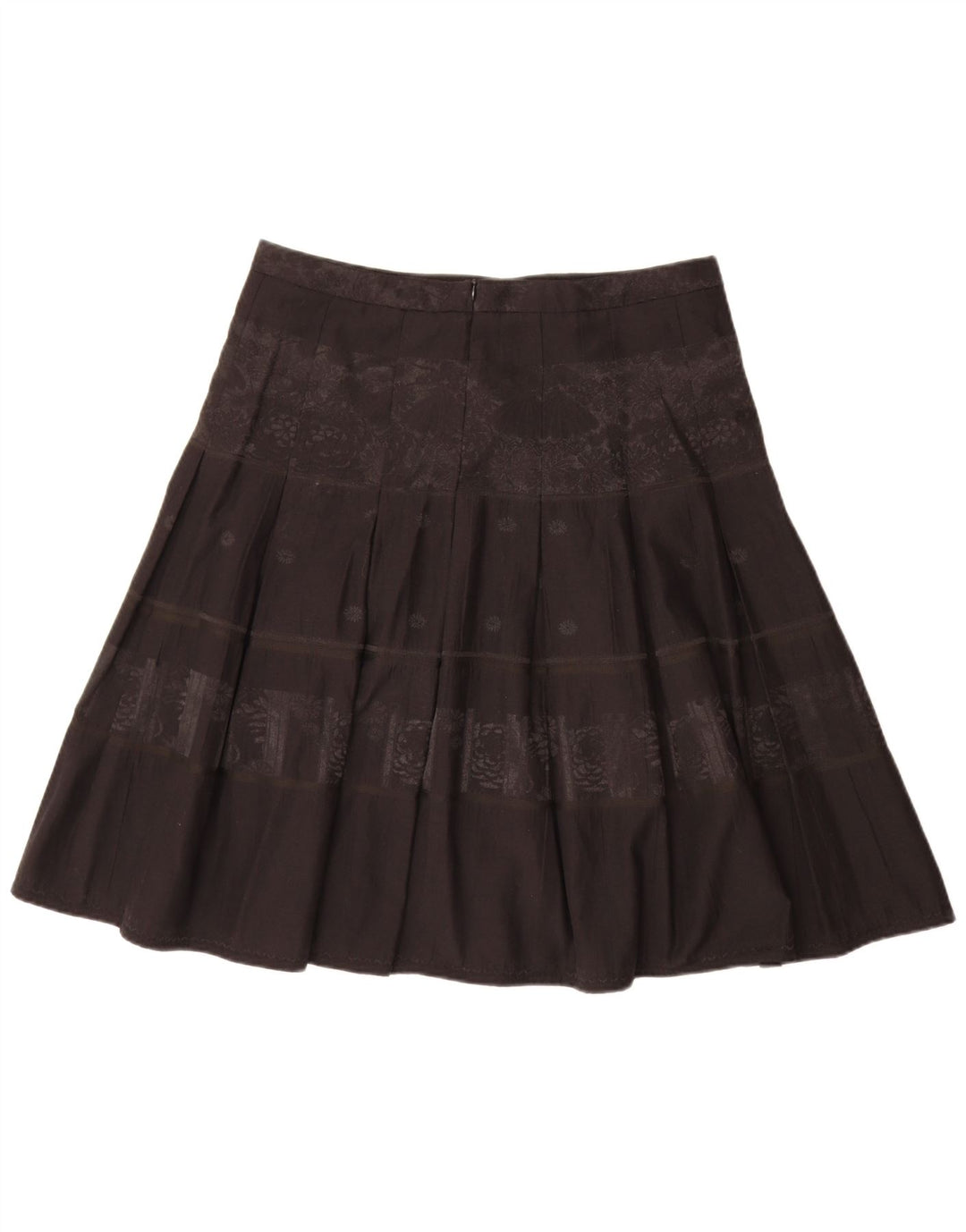 Gonna a pieghe da donna Esprit UK 16 Large W34 Poliestere floreale nero