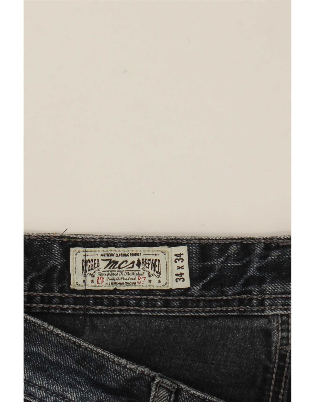 Jeans slim da uomo Marlboro Classics W34 L30 Blu navy