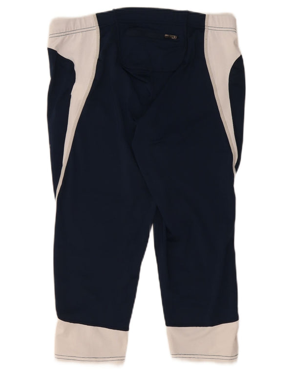 Leggings Capri da donna Asics UK 14 poliestere color block blu navy medio