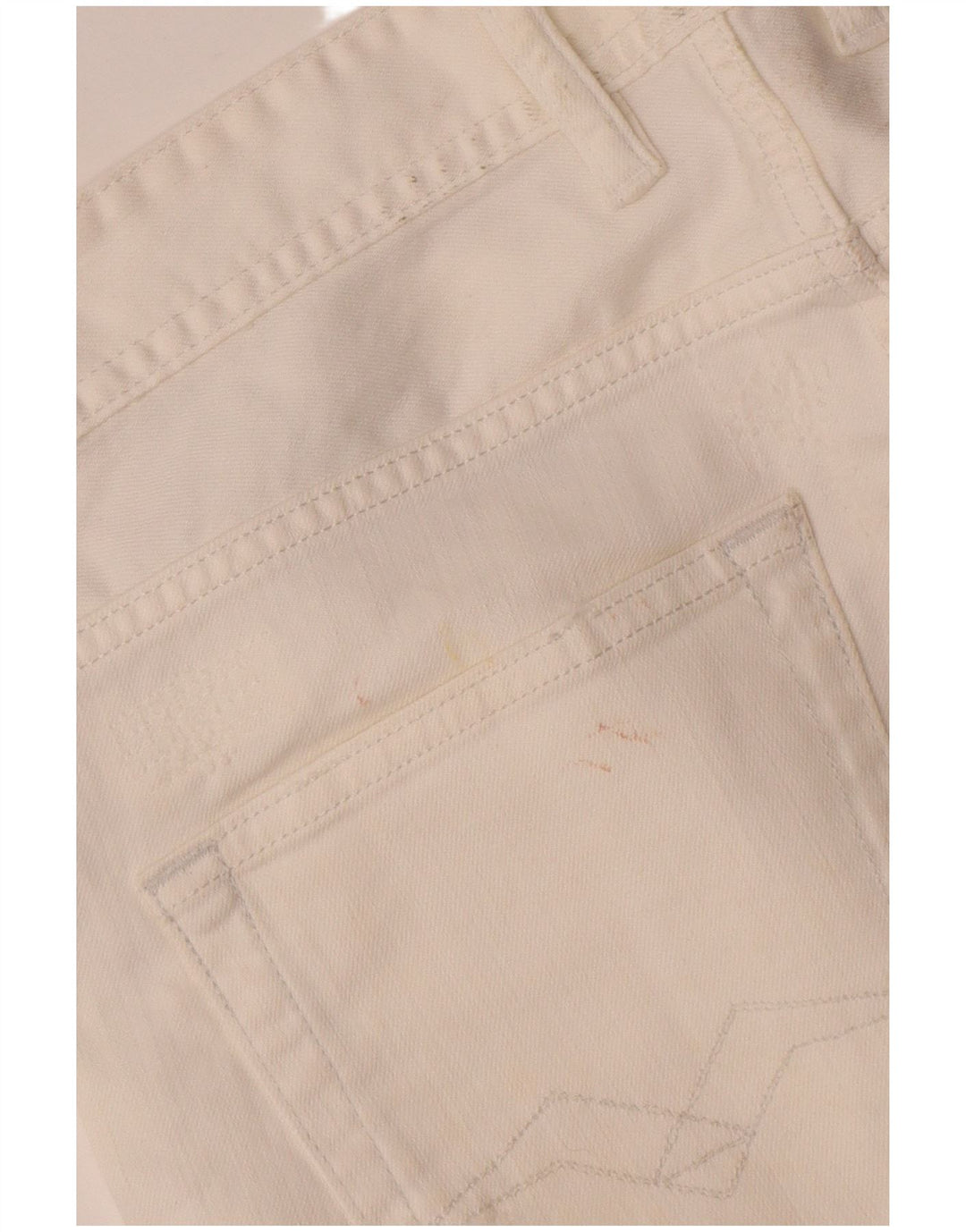 Replay Jeans Grover Slim da donna W29 L30 cotone bianco