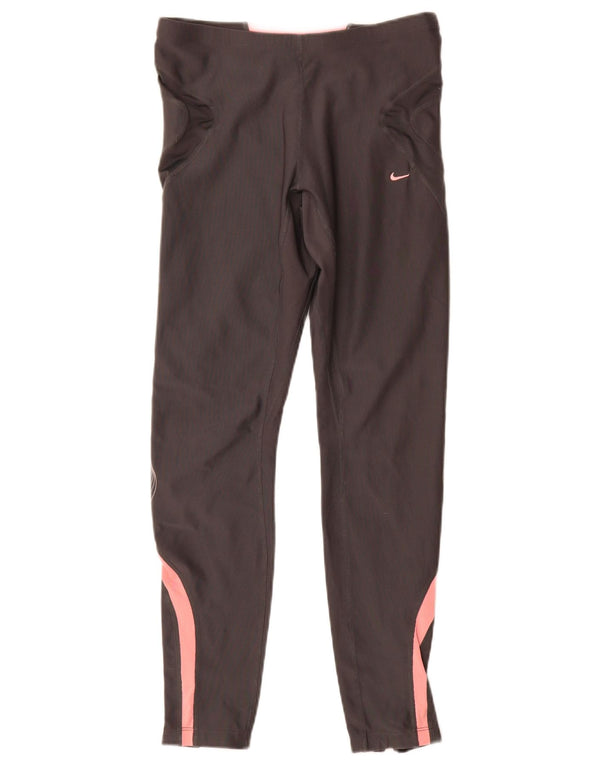 Leggings Nike Dri Fit da donna UK 10/12 Colorblock grigio medio