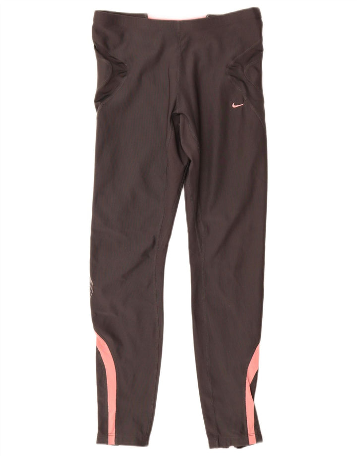 Leggings Nike Dri Fit da donna UK 10/12 Colorblock grigio medio