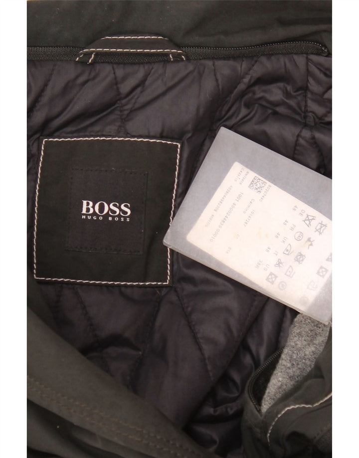Giacca utility da uomo Hugo Boss EU 48 poliestere nero medio