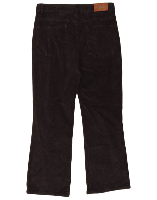 Pantaloni Benetton Da Uomo In Velluto A Coste Bootcut W32 L28 Neri