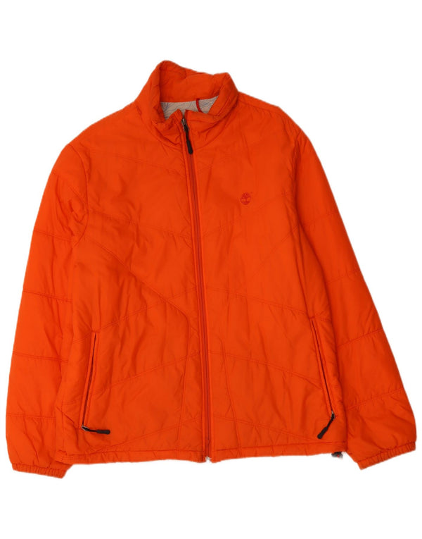 Giacca imbottita da uomo TIMBERLAND UK 42 XL nylon arancione
