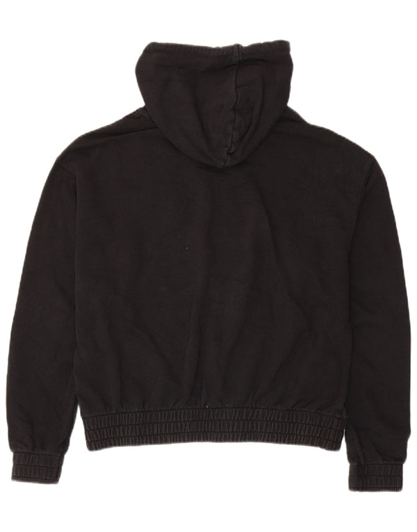 Felpa con cappuccio oversize da donna PUMA UK 14 cotone nero medio