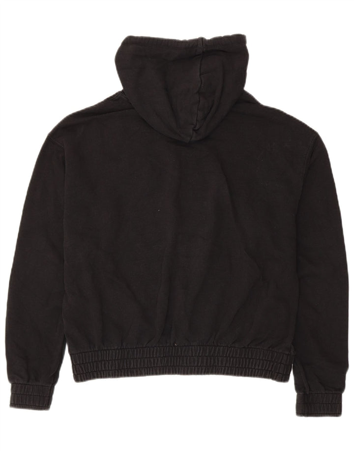 Felpa con cappuccio oversize da donna PUMA UK 14 cotone nero medio