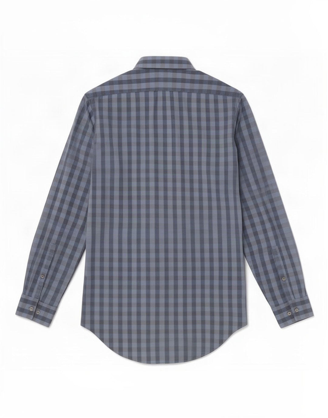 Camicia slim fit da uomo Calvin Klein taglia 15 a quadretti blu medio