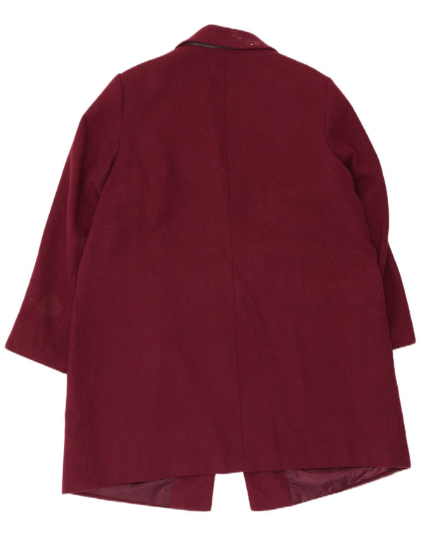 Cappotto da donna Marks & Spencer UK 20 2XL Poliestere bordeaux