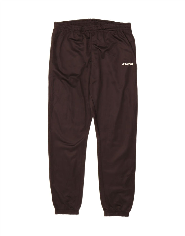 LOTTO Mens Tracksuit Trousers Joggers XL  Black Vintage Lotto and Second-Hand Lotto from Messina Hembry 