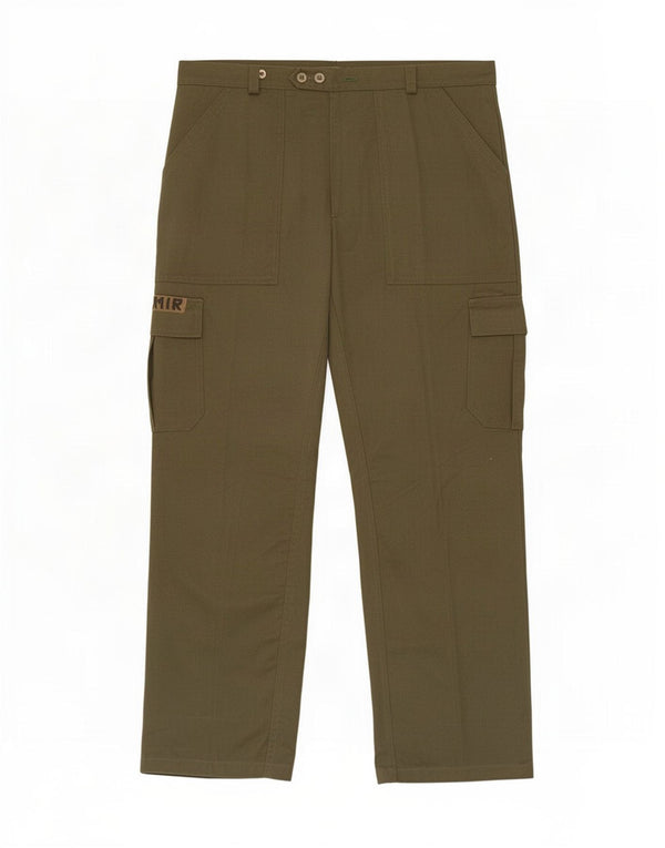 Pantaloni cargo dritti da uomo vintage IT 50 Large W32 L32 Cachi