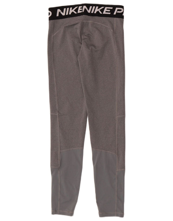 Leggings grafici Nike per ragazze 12-13 anni Large in poliestere color block grigio