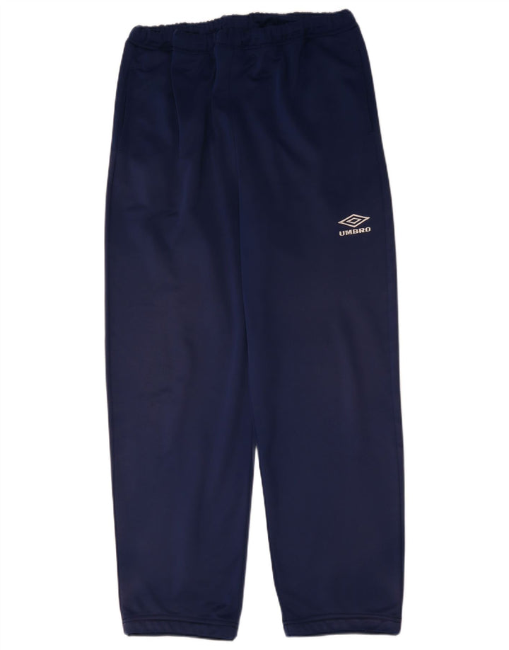 Pantaloni da tuta da uomo Umbro XL in poliestere blu navy