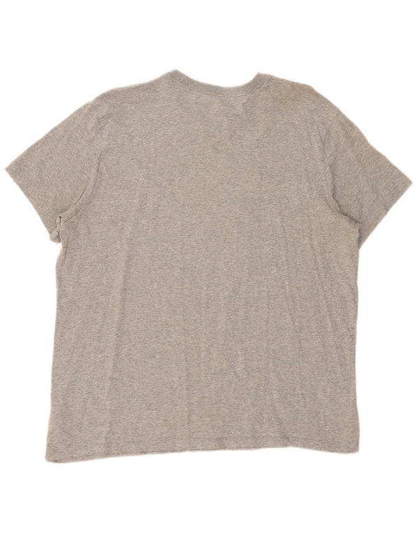 T-shirt da uomo Nike Top XL in cotone chiazzato grigio