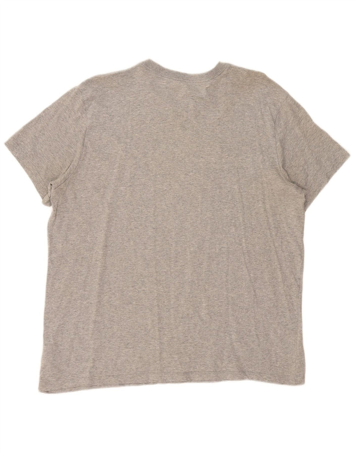 T-shirt da uomo Nike Top XL in cotone chiazzato grigio