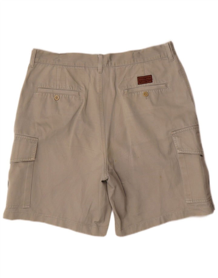 Pantaloncini cargo da uomo Rifle W36 grandi in cotone grigio