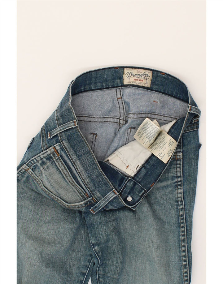 WRANGLER Womens Bryson Slim Jeans W28 L32 Blue Cotton Vintage Wrangler and Second-Hand Wrangler from Messina Hembry 