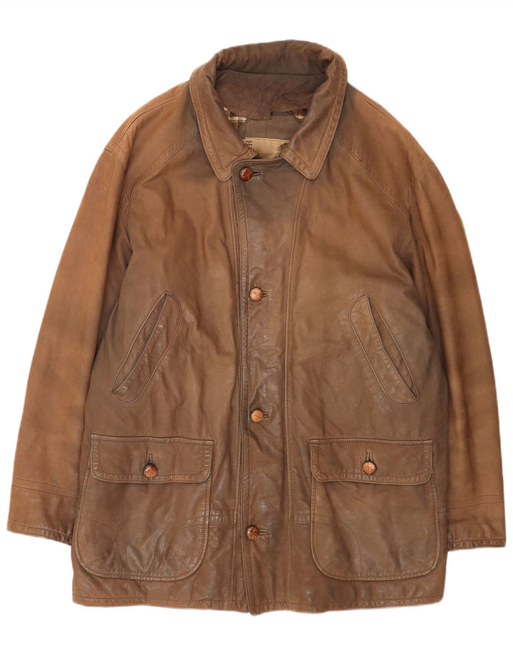 Giacca Pelle Uomo Conbipel IT 52 Large Pelle Marrone