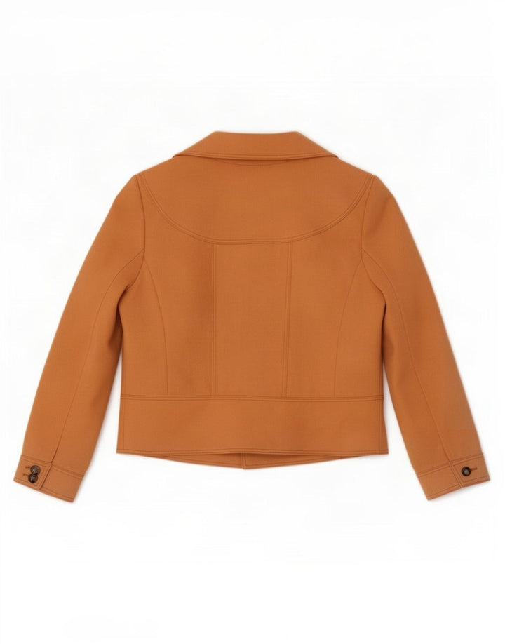 Giubbotto bomber da donna vintage EU 40 poliestere marrone medio