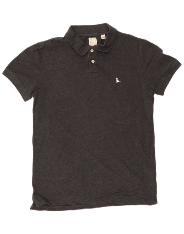 Polo da uomo Jack Wills piccola in cotone grigio