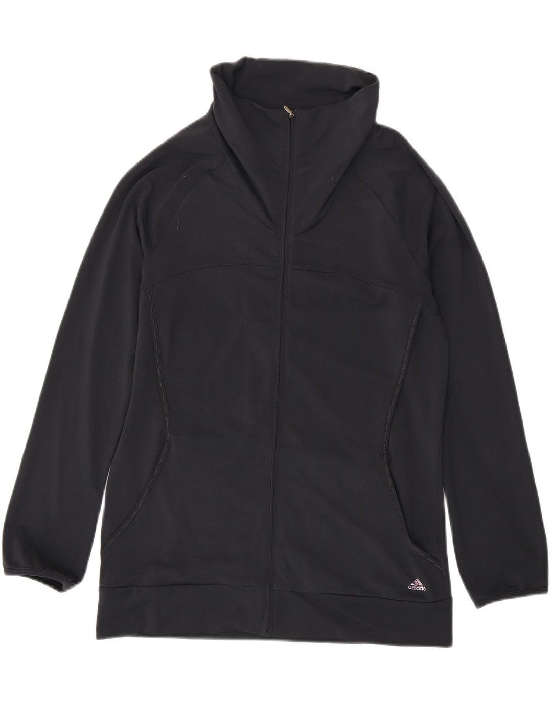 Giacca da tuta da donna ADIDAS UK 20 XL Poliestere grigio