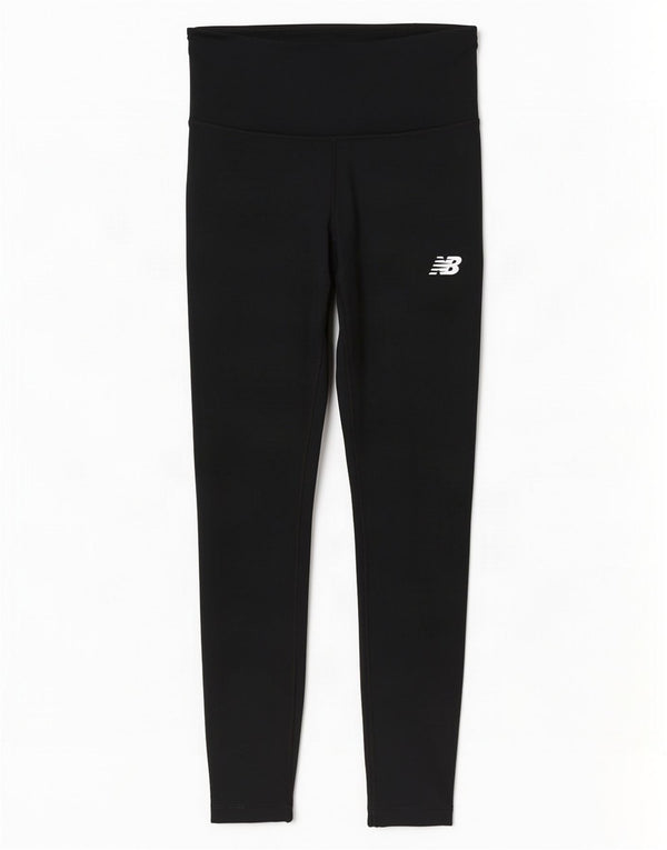 Leggings da donna New Balance UK 10 piccoli poliestere nero