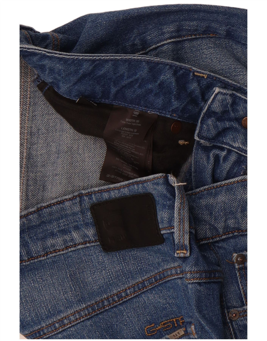 Jeans affusolati da uomo G-Star W30 L28 cotone blu