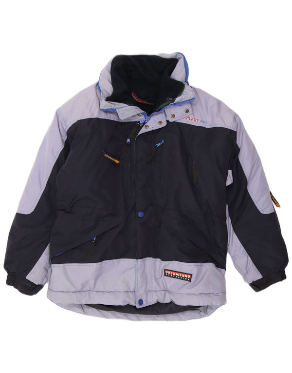 Giacca da sci con cappuccio da uomo Dreamland UK 40 Large Blu Navy Colourblock