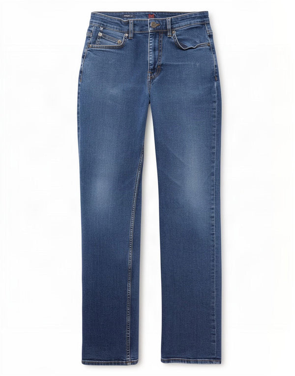 Crew Clothing Jeans dritti da donna W32 L30 Blu
