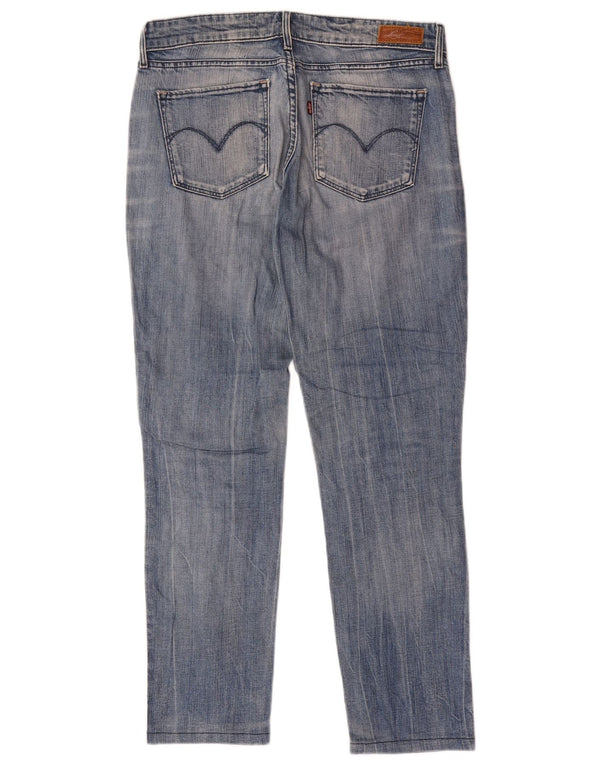 Levi's Womens Demi Curve Skinny Jeans W29 L29 Blue Cotton