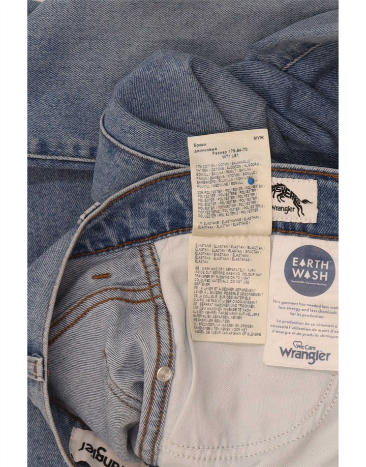 Jeans Wrangler Larston Slim da uomo W28 L32 in cotone blu